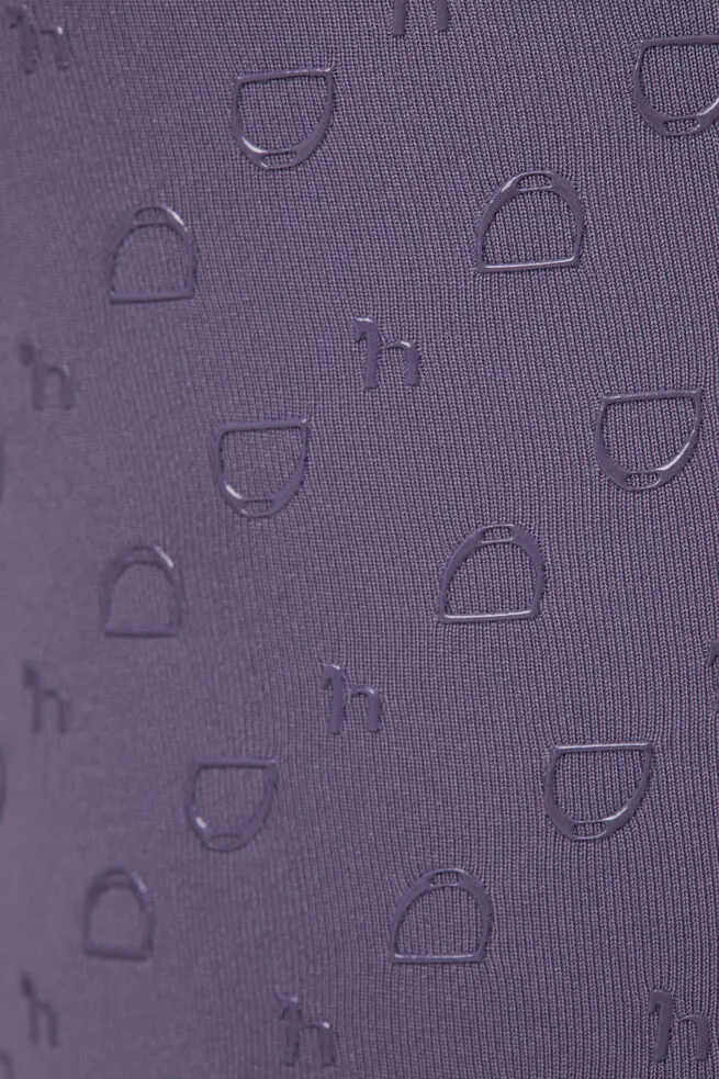 Horze Everly Fullgrip Ladies Grey Ridge Violet