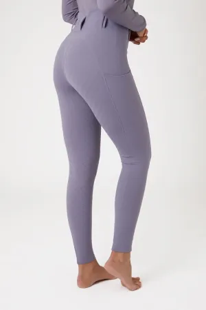 Horze Everly Fullgrip Ladies Grey Ridge Violet