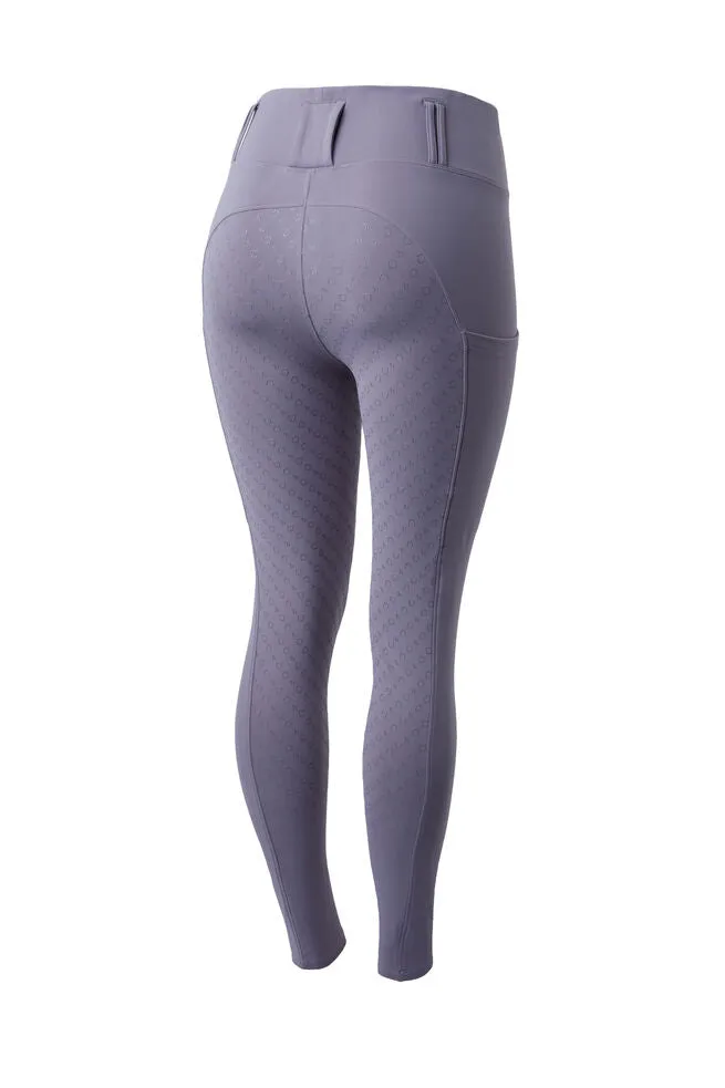 Horze Everly Fullgrip Ladies Grey Ridge Violet