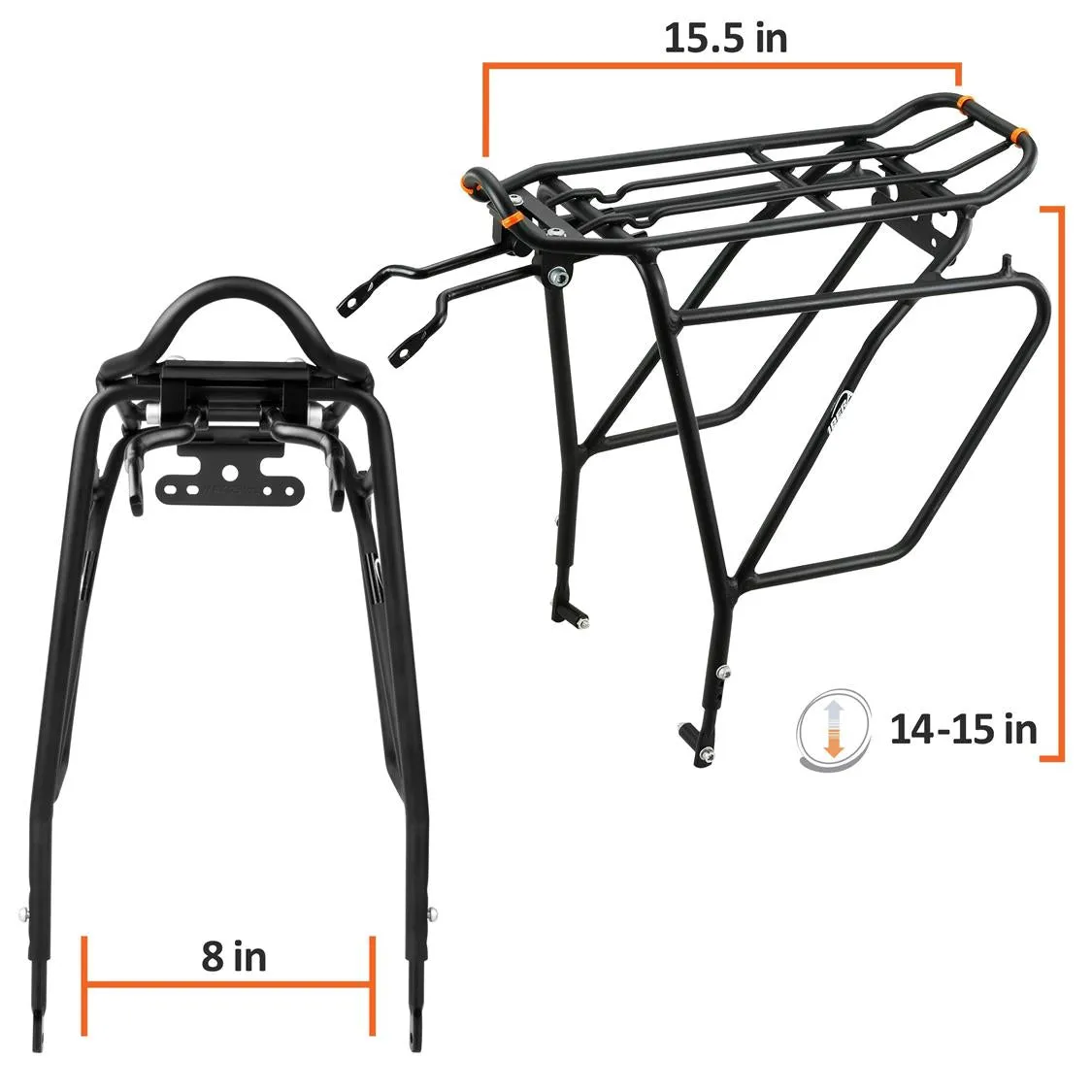 Ibera PakRak Touring Bike Carrier Plus  (for disc brake)