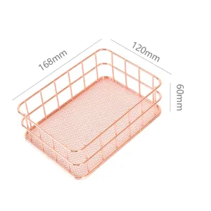 Keii Rose Gold Grid Tray Holder