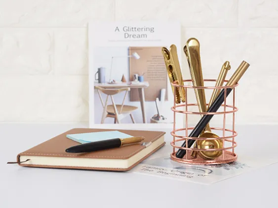Keii Rose Gold Grid Tray Holder