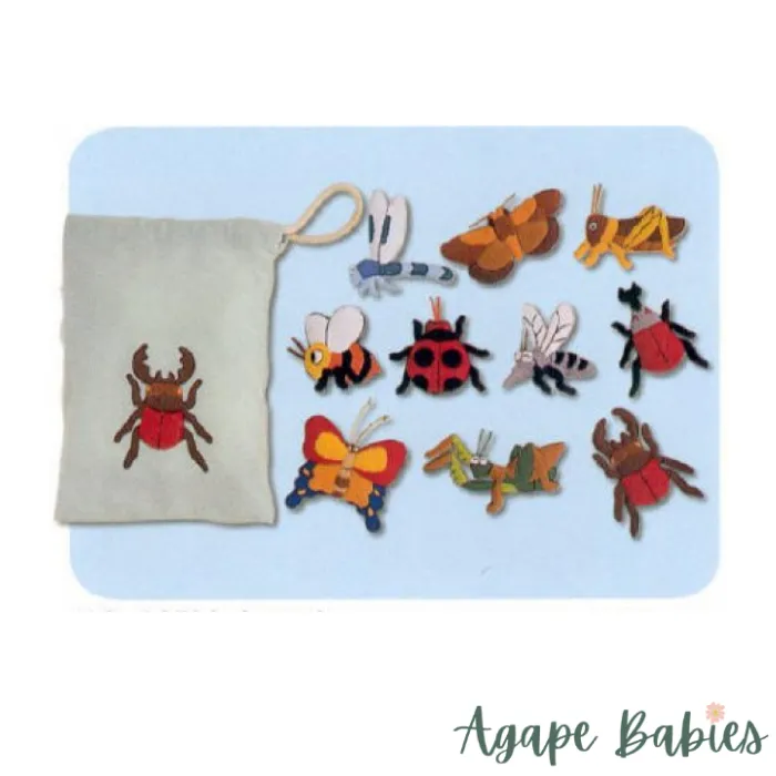 King Dam Felt Bags - Insects
