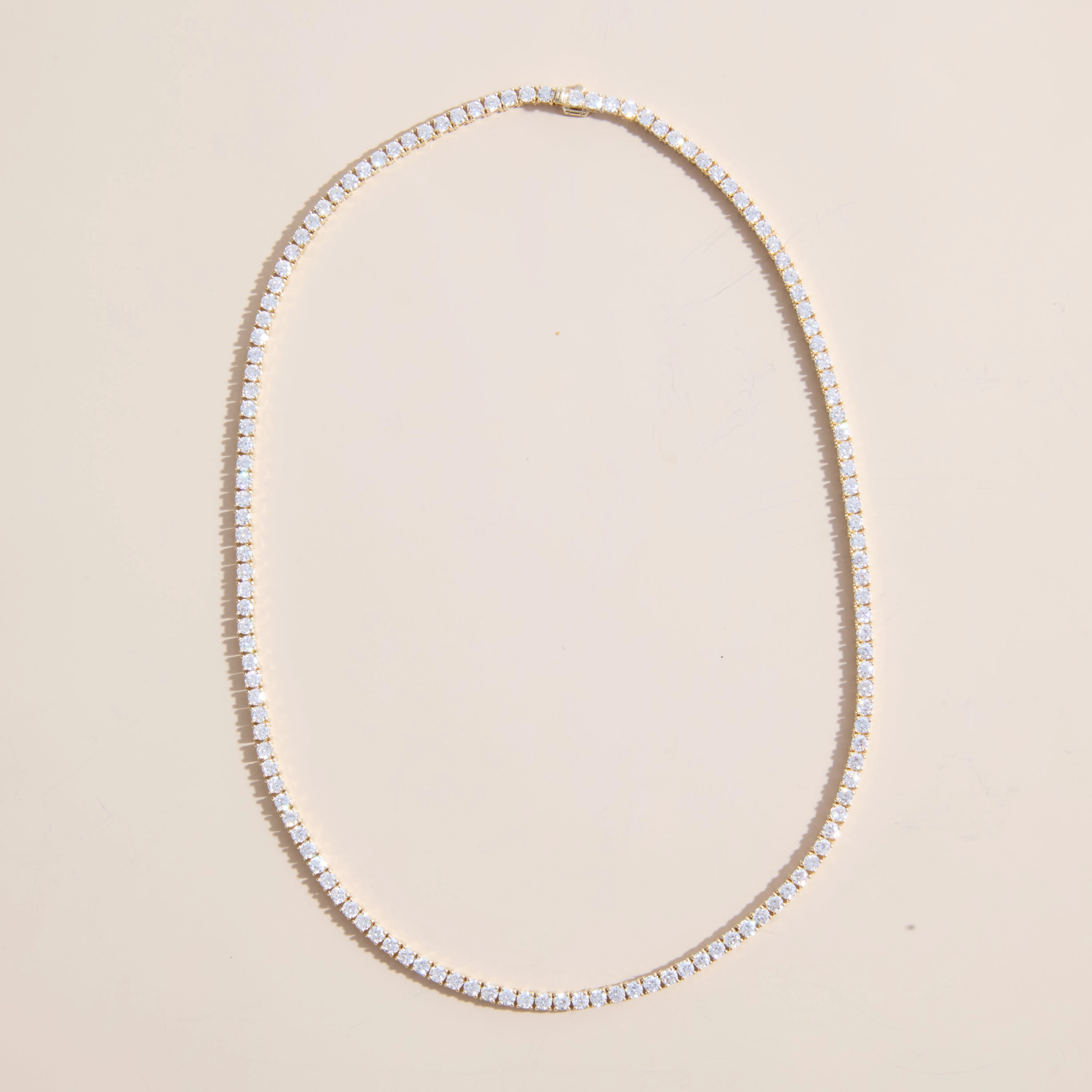 Lab Grown Bold Diamond Tennis Necklace, Katie
