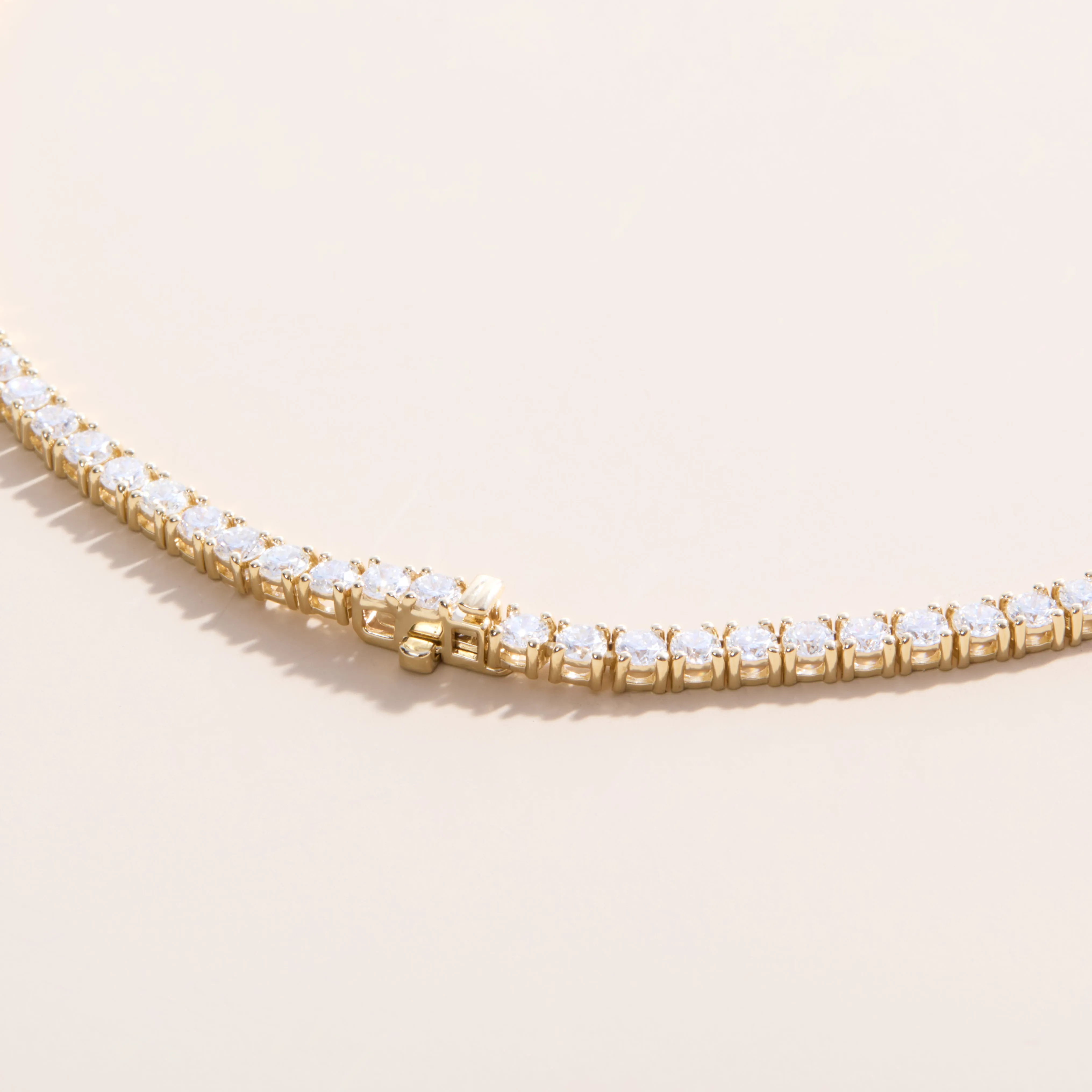 Lab Grown Bold Diamond Tennis Necklace, Katie