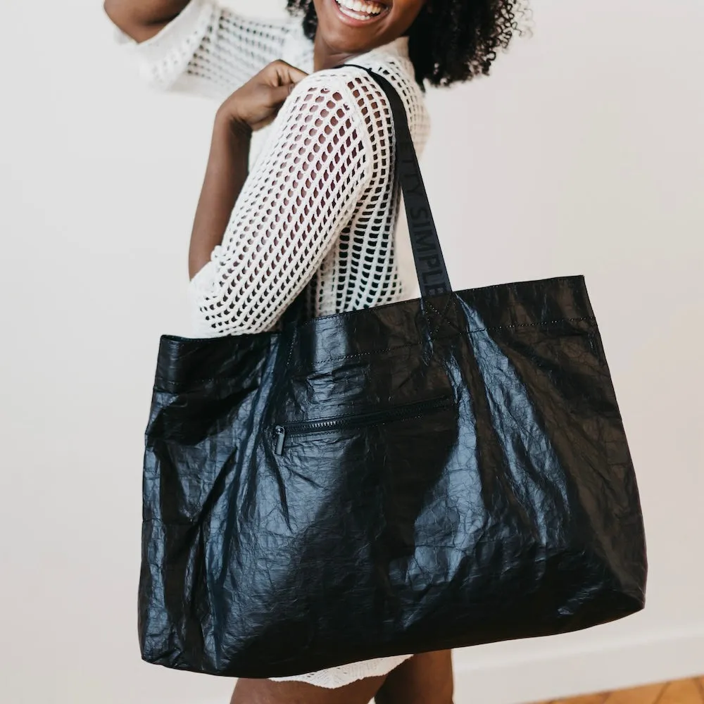 Large Kona Cove Beach Shoulder Tote Bag by Pretty Simple