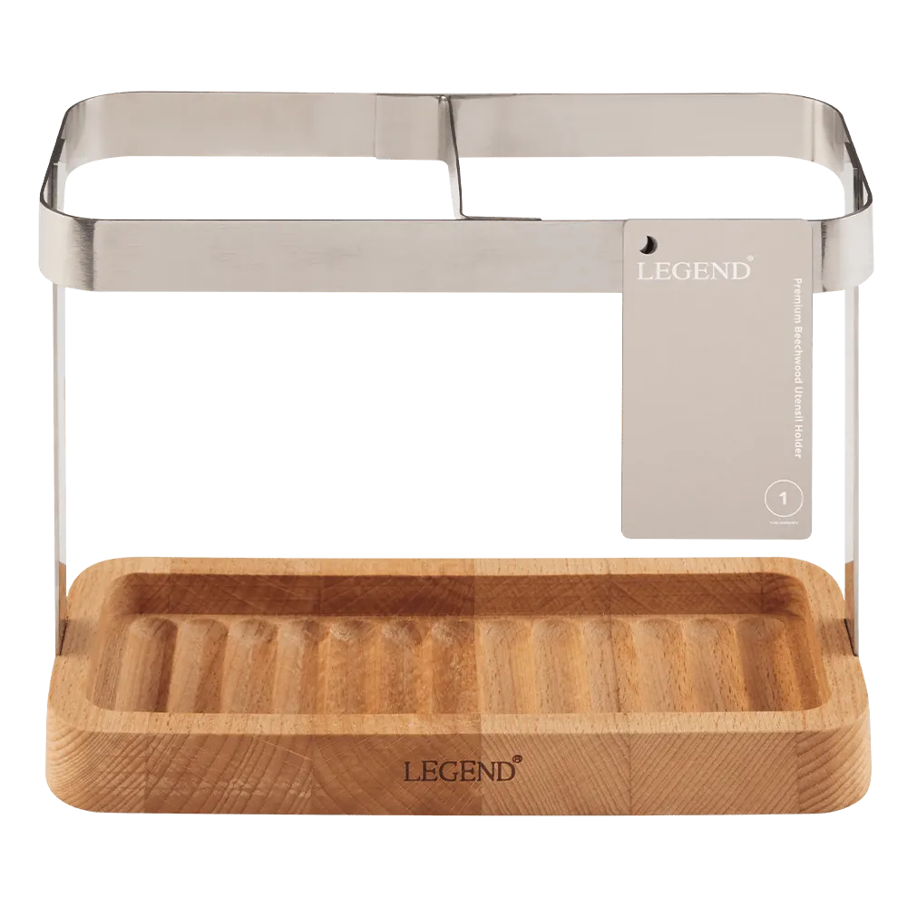 Legend Premium Beechwood Utensil Holder 600707