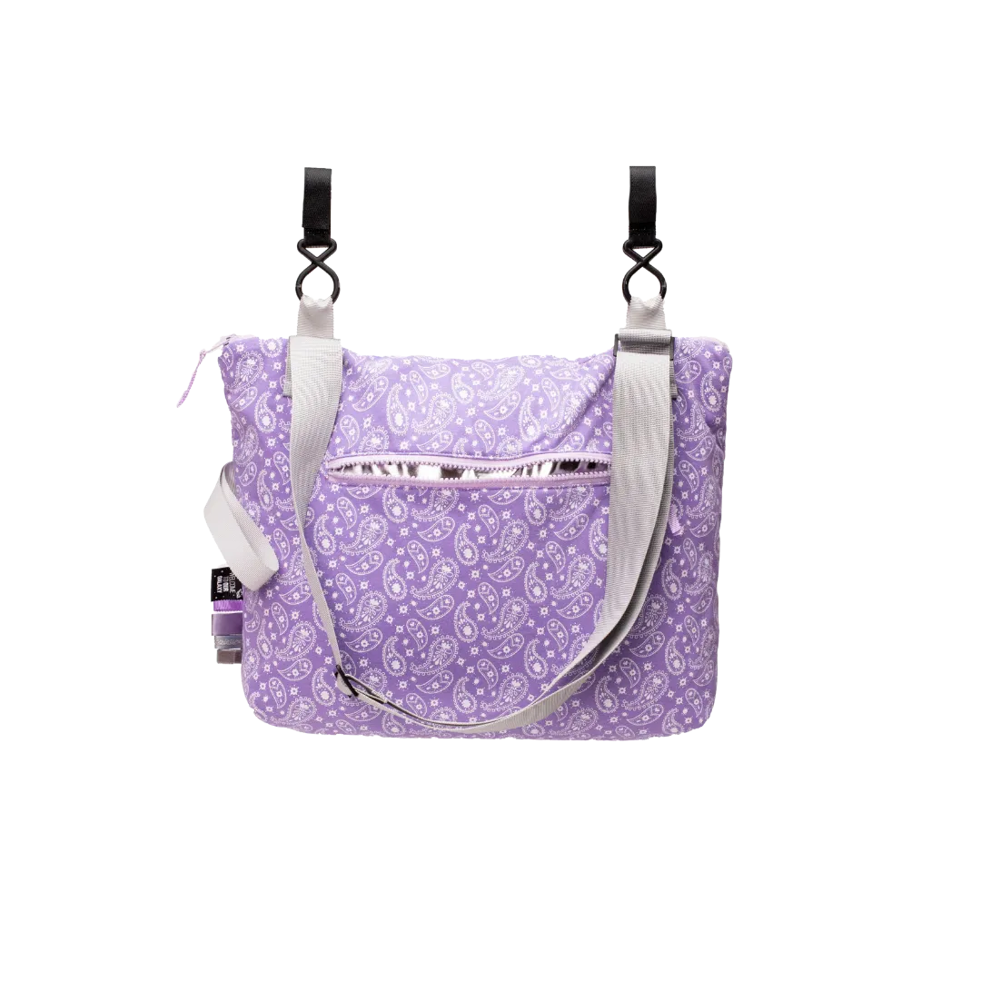 Lilac Paisley Stroller Bag