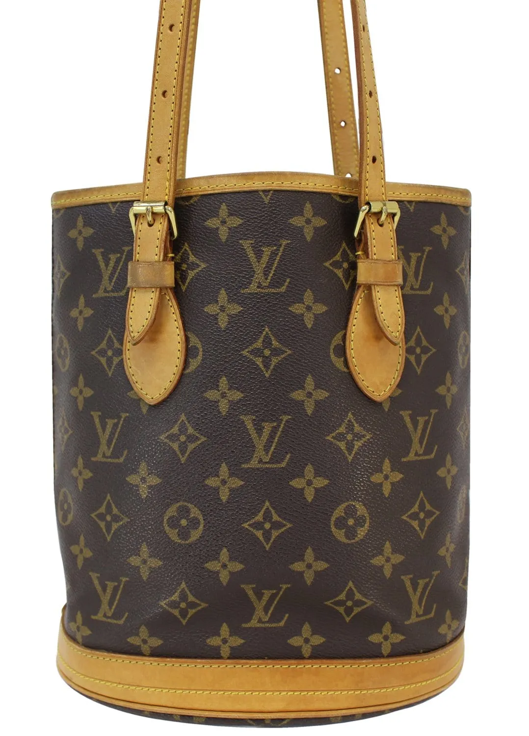LOUIS VUITTON Monogram Canvas Bucket PM Shoulder Bag