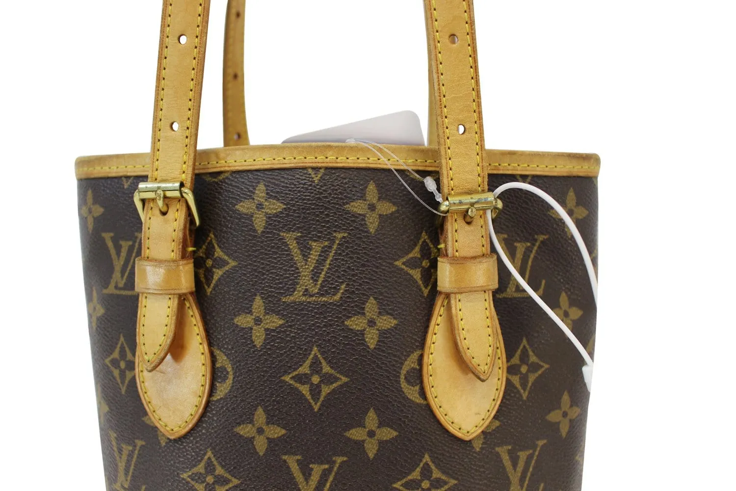 LOUIS VUITTON Monogram Canvas Bucket PM Shoulder Bag