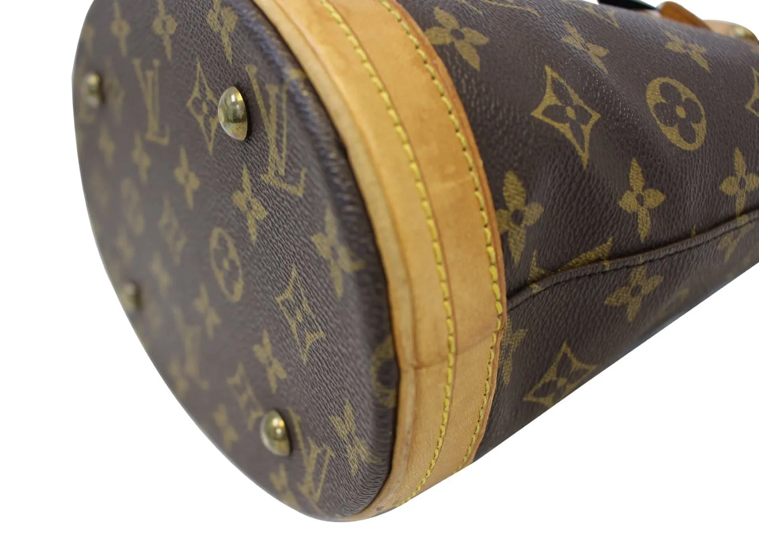LOUIS VUITTON Monogram Canvas Bucket PM Shoulder Bag