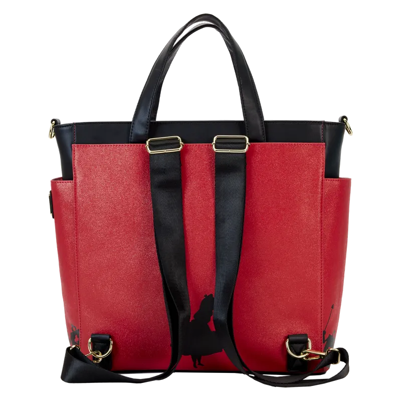 Loungefly Disney Alice In Wonderland Villains Convertible Backpack & Tote Bag