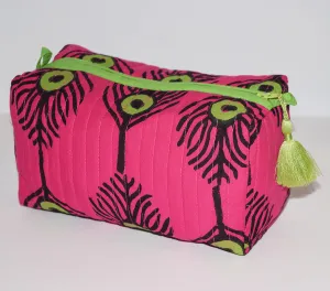 Medium Waterproof Toiletry Bag | Plumes Fuchsia