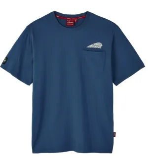 Men's Motor Oils Pocket T-Shirt, Blue