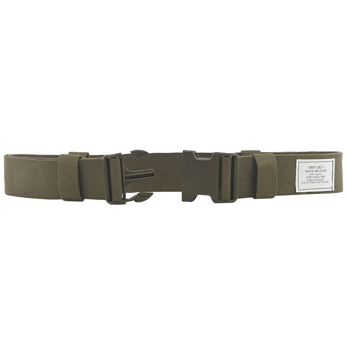 Mil-Tec Quick Release Army Belt 50mm Olive