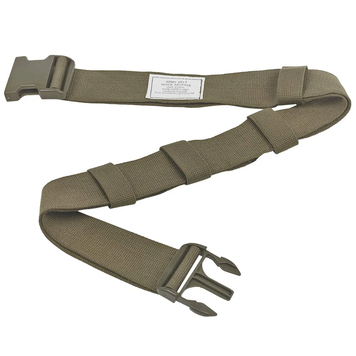 Mil-Tec Quick Release Army Belt 50mm Olive