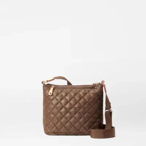 MZ Wallace Metro Scout Crossbody Deluxe in Walnut