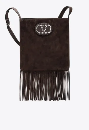 Nellcote VLogo Fringed Messenger Bag