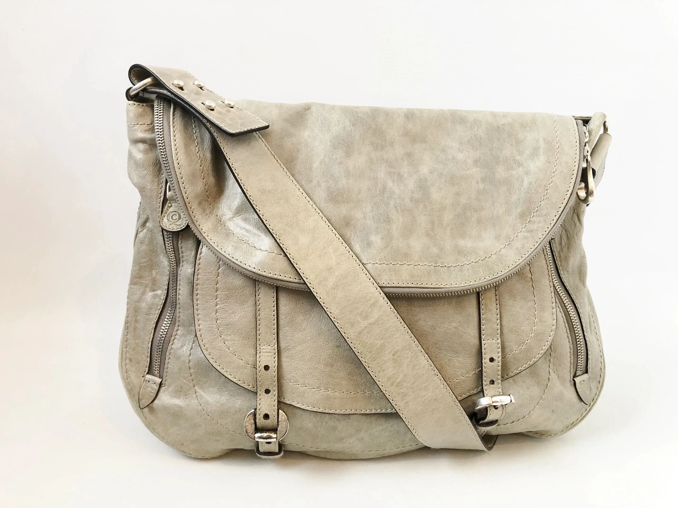 NEW Alexander McQueen Flapper Messenger Bag