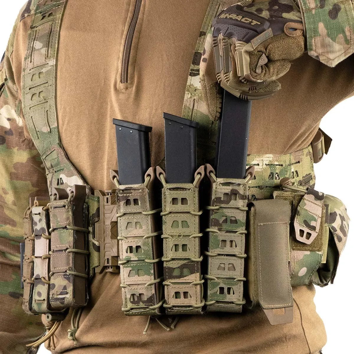 Novritsch open molle pouch for long pistol magazine and SMG - Kreuzotter