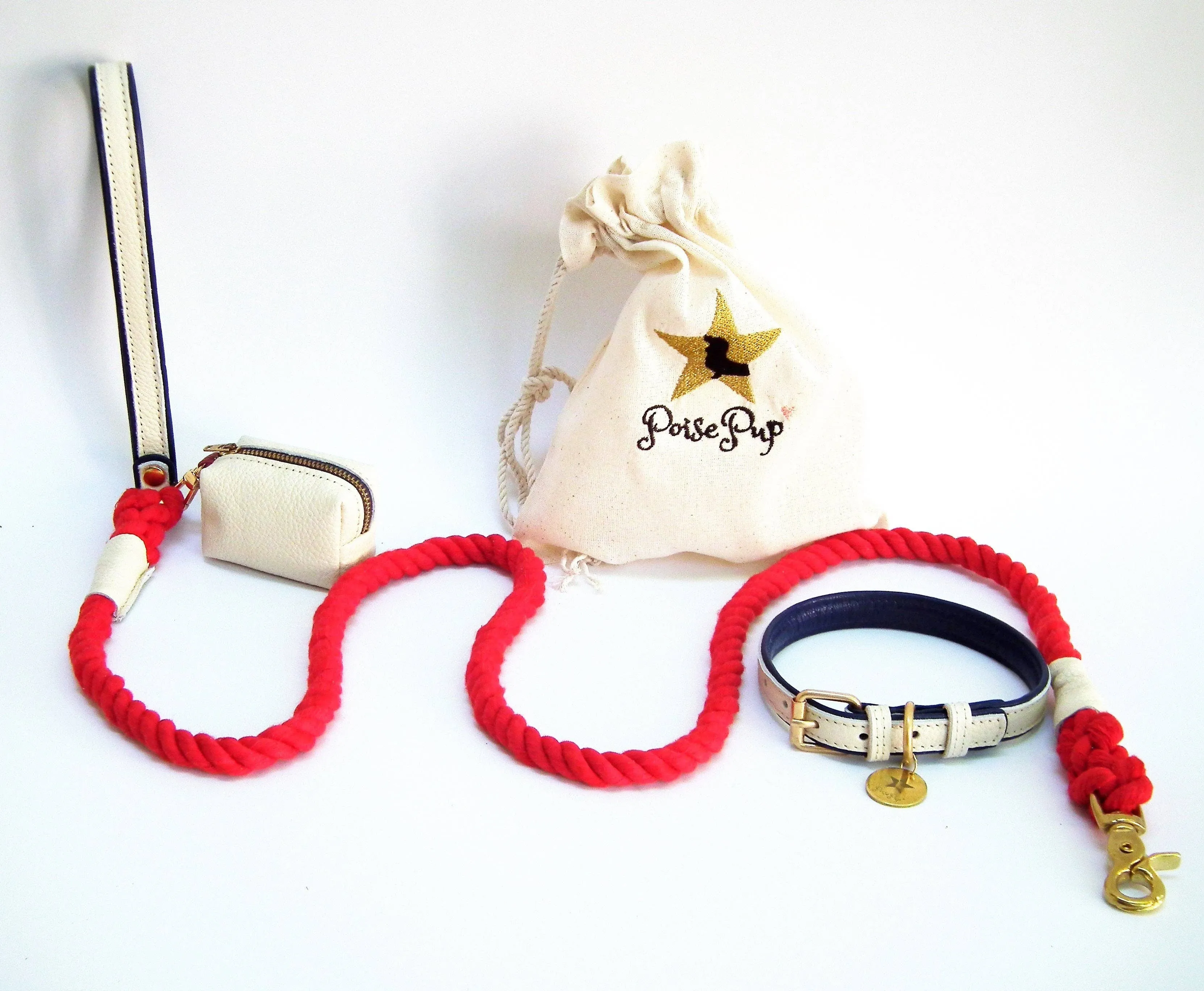 PoisePup - COLLAR - HOT MARINE