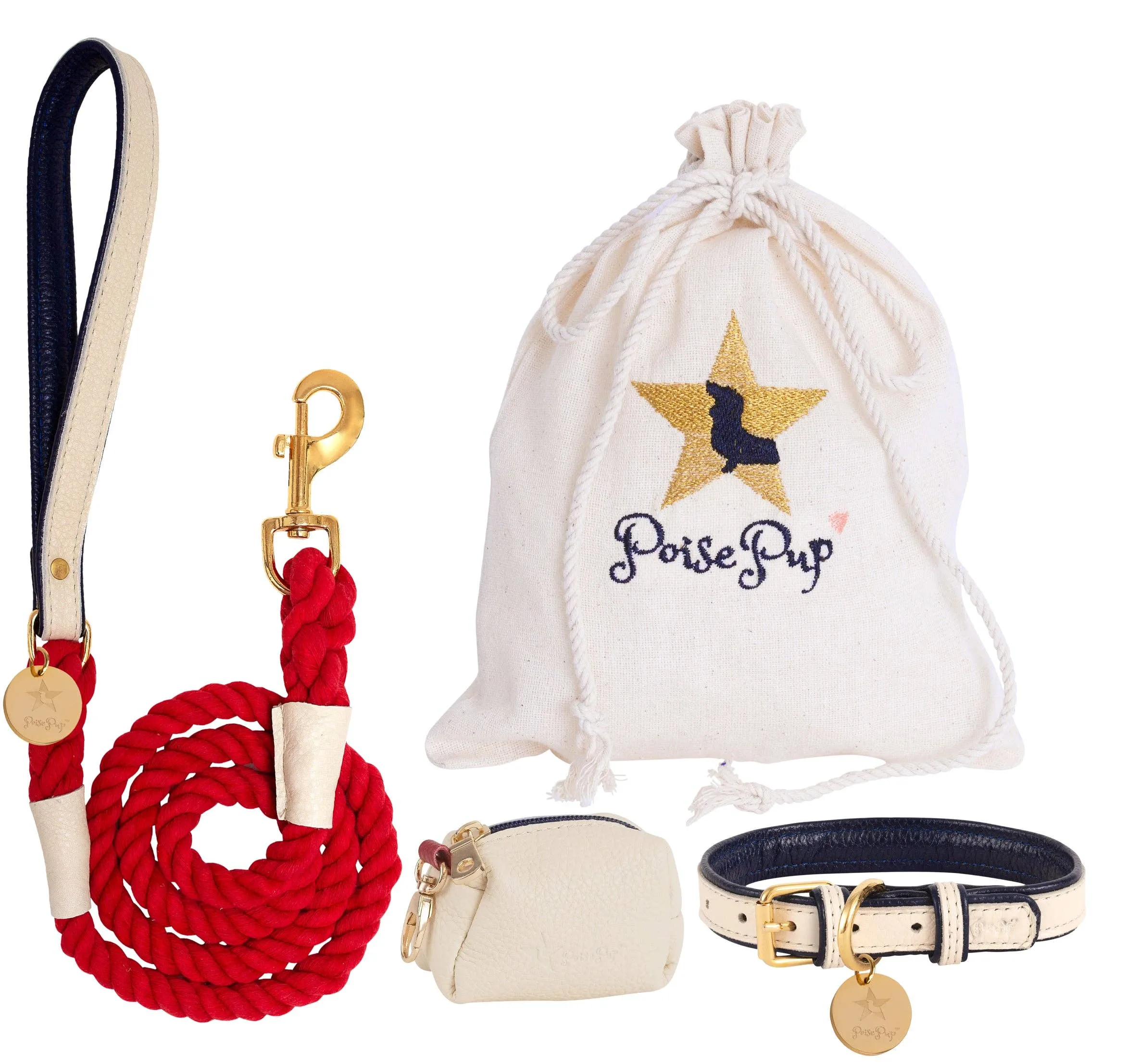PoisePup - COLLAR - HOT MARINE