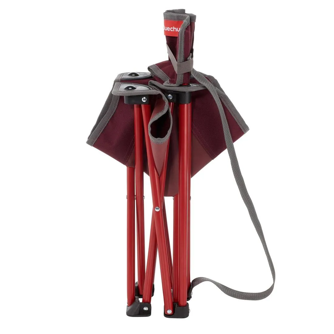 PORTABLE CAMPING CHAIR MH100 - MAROON