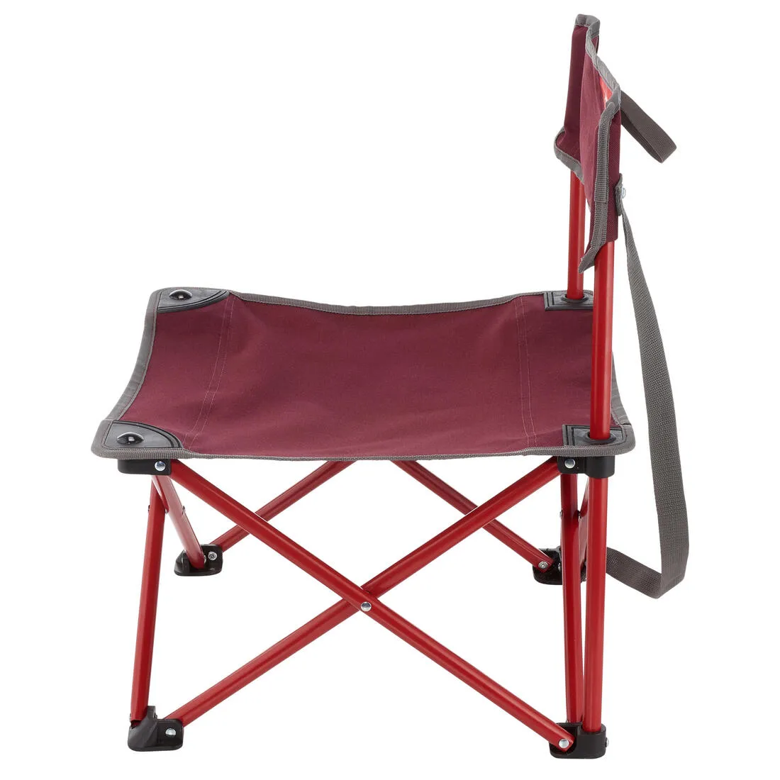 PORTABLE CAMPING CHAIR MH100 - MAROON