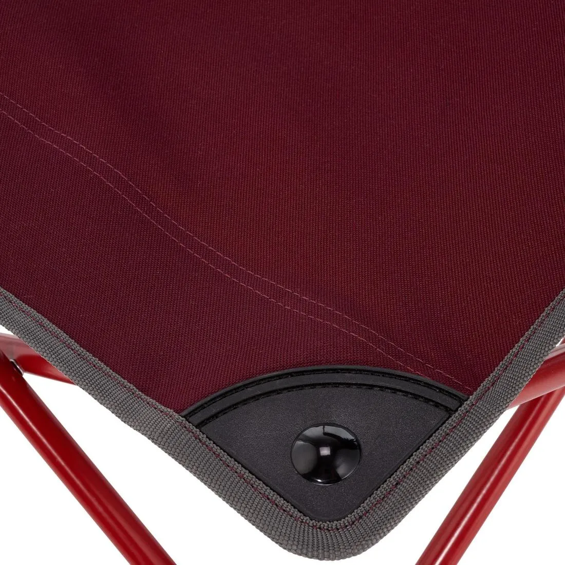 PORTABLE CAMPING CHAIR MH100 - MAROON