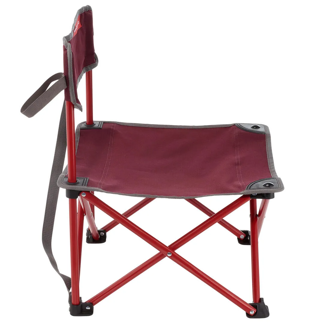PORTABLE CAMPING CHAIR MH100 - MAROON