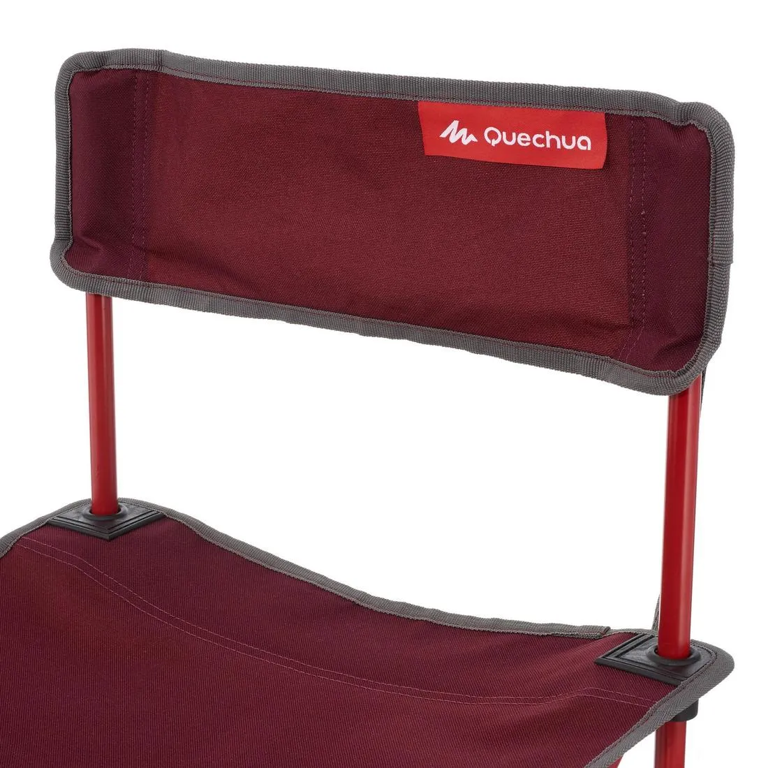 PORTABLE CAMPING CHAIR MH100 - MAROON