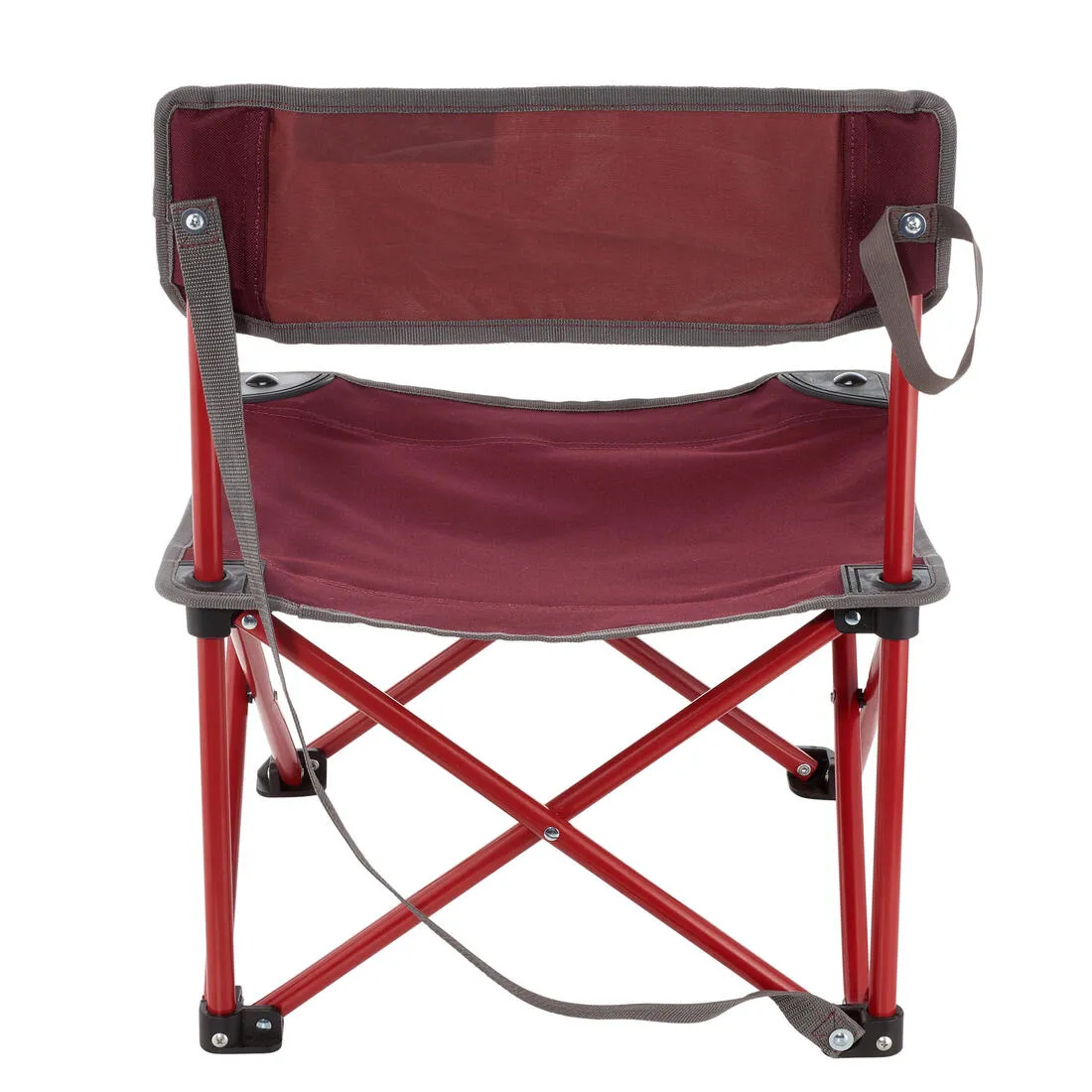 PORTABLE CAMPING CHAIR MH100 - MAROON