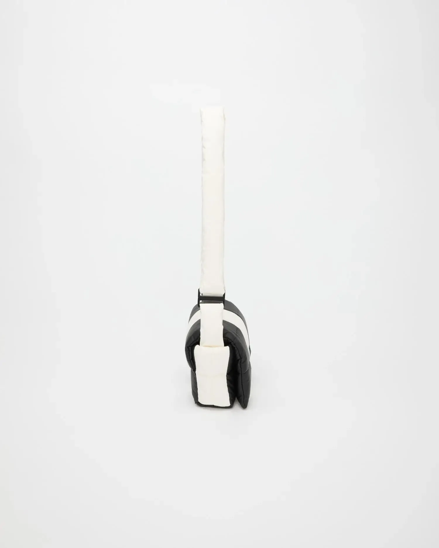 Porter Messenger Mini Black - Marshmallow Stripes