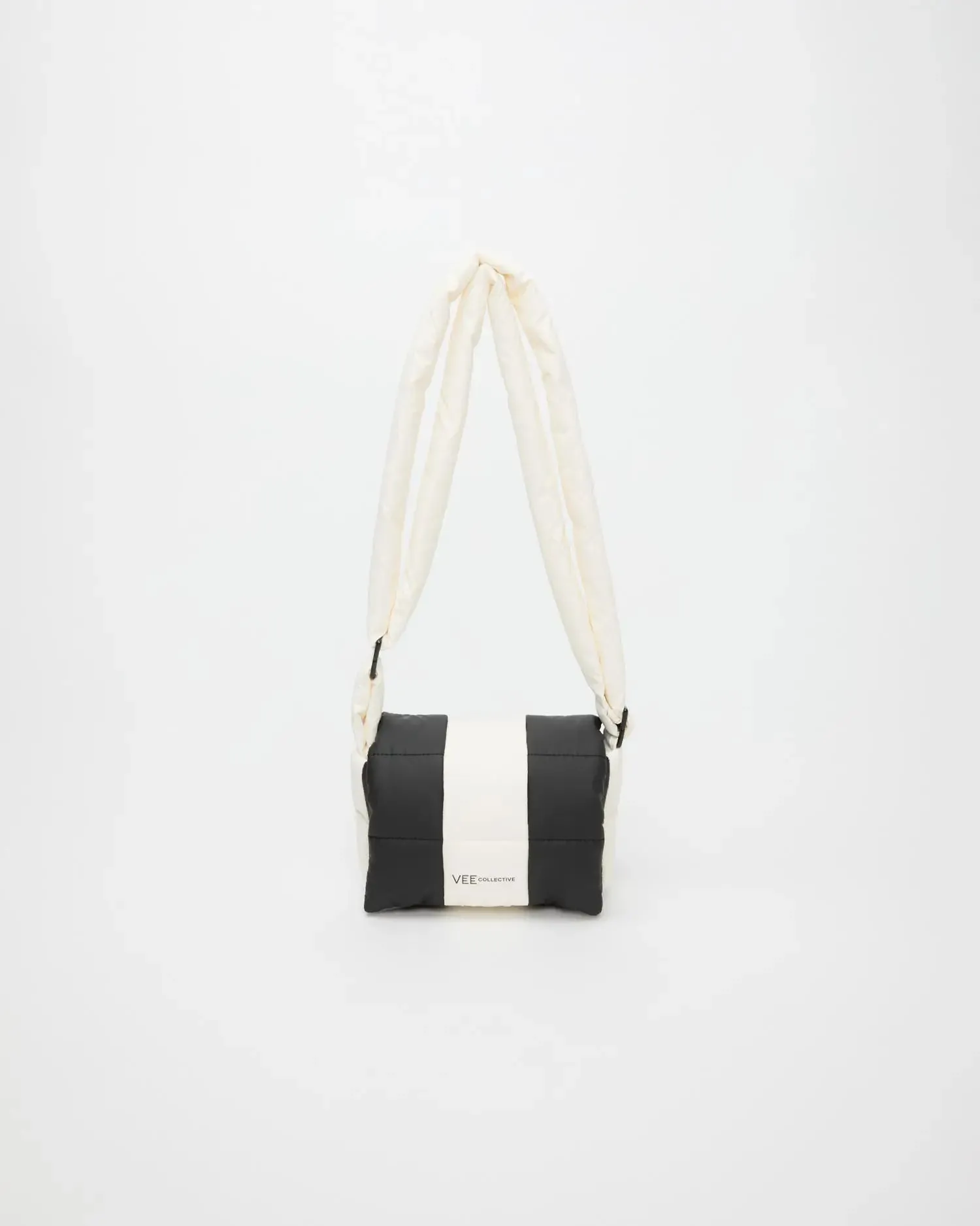 Porter Messenger Mini Black - Marshmallow Stripes