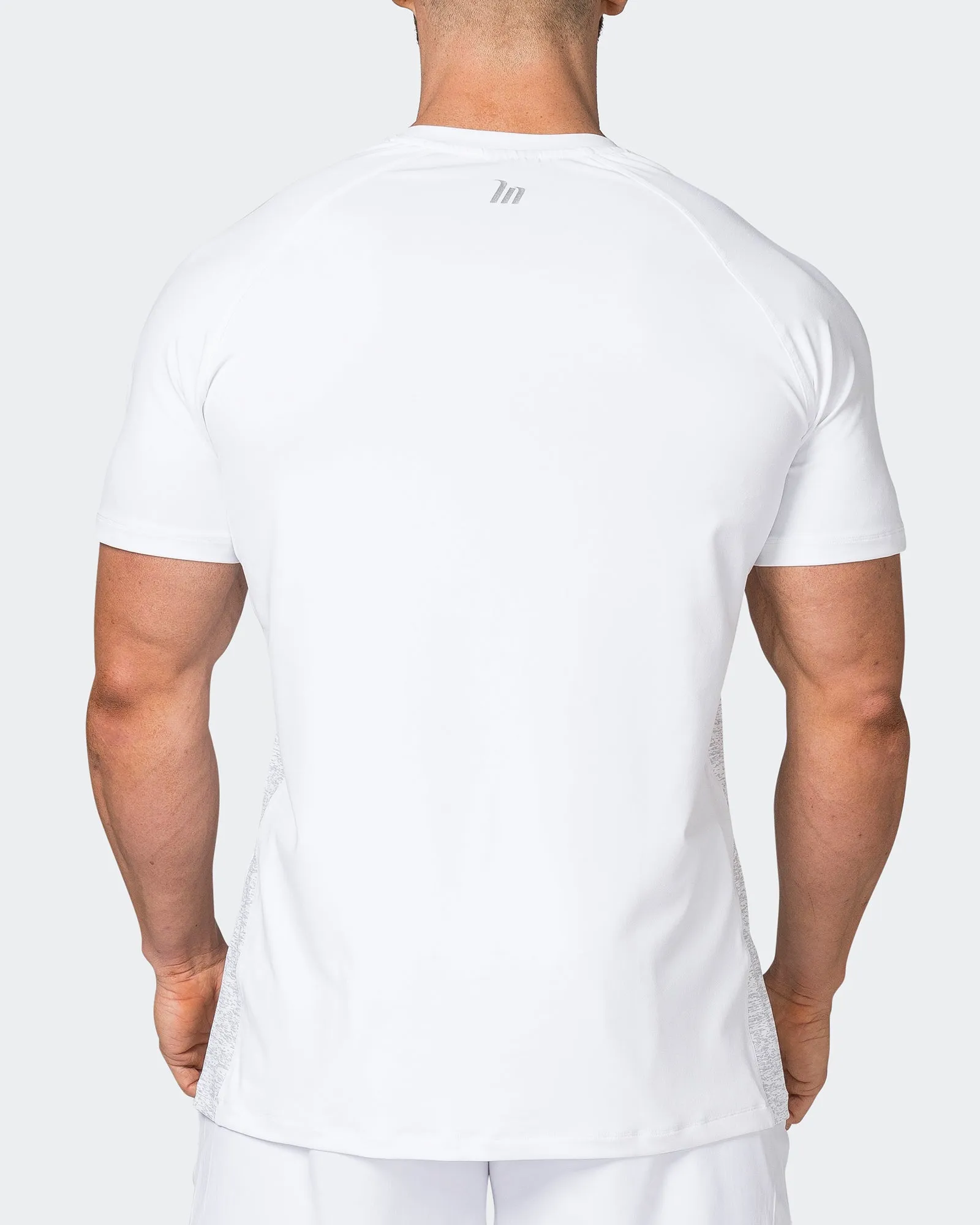 Reflective Running Tee - White