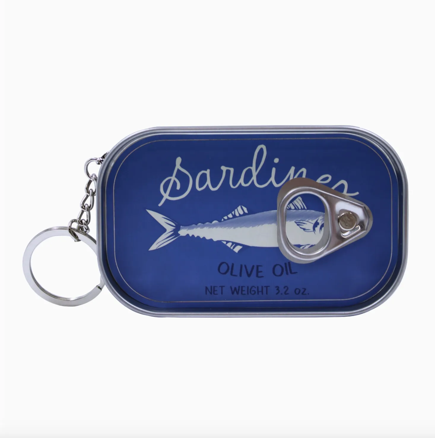 Sardine Tin Keychain