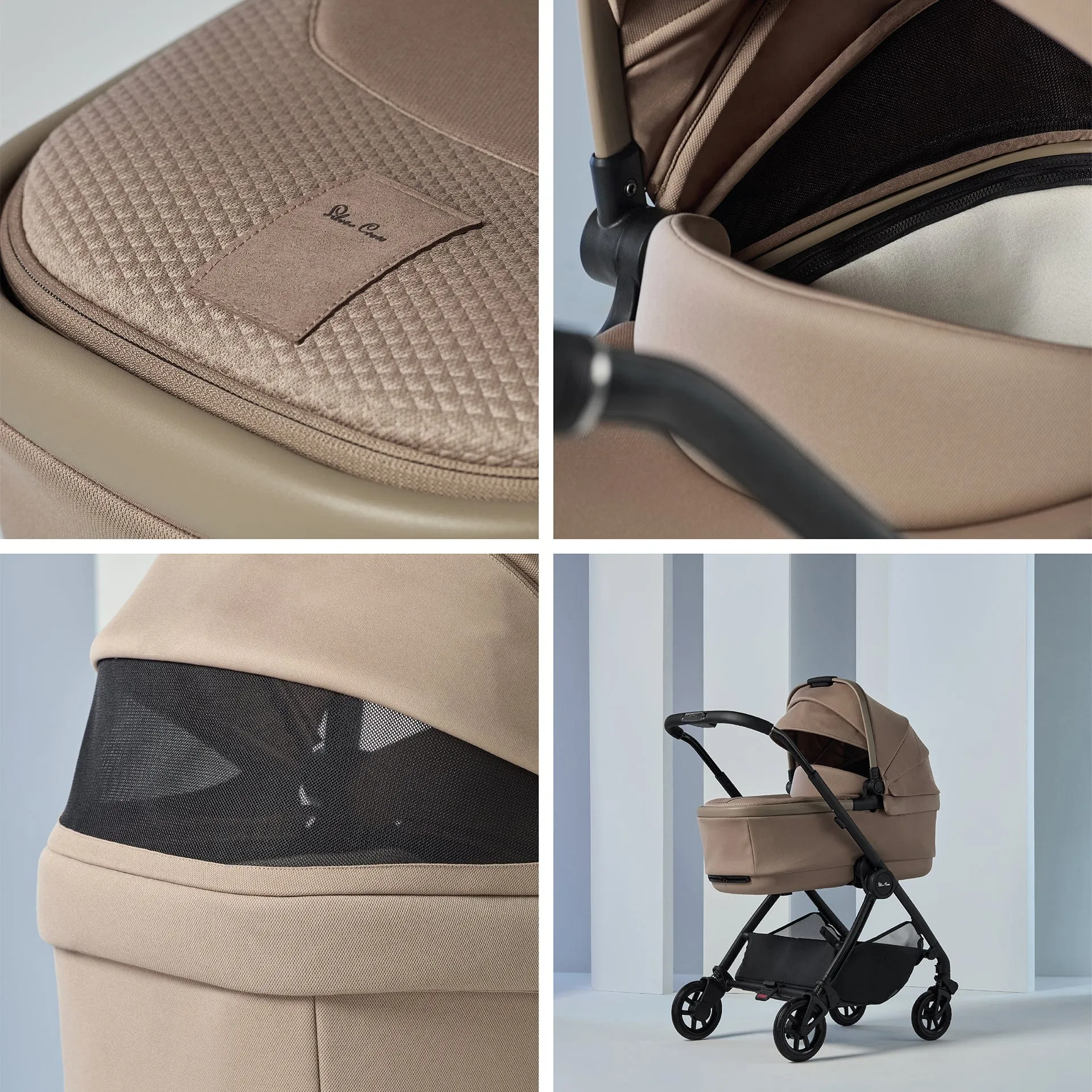 Silver Cross Dune 2 with First Bed Carrycot and Accessory Pack - Mocha