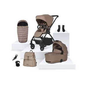 Silver Cross Dune 2 with First Bed Carrycot and Accessory Pack - Mocha