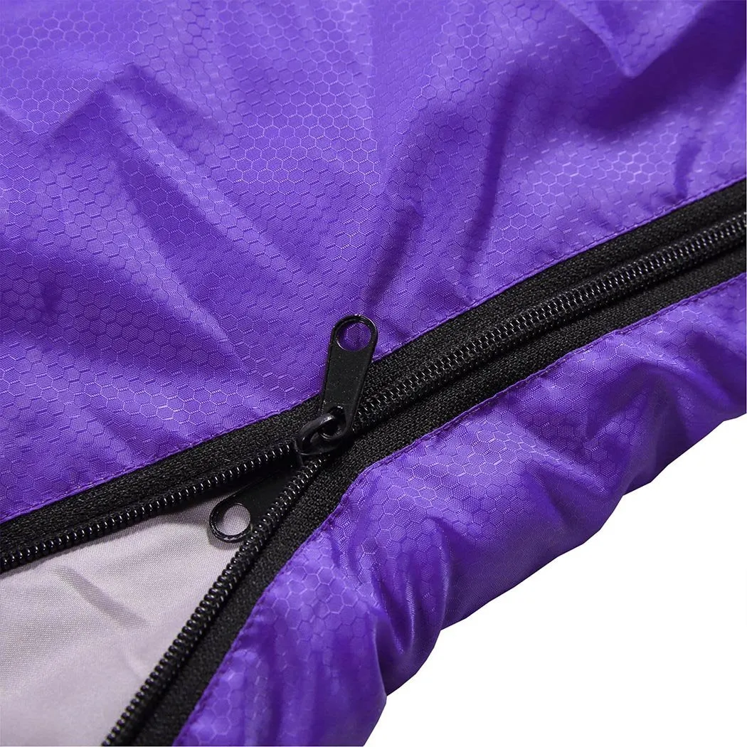 Single Sleeping Bag Bags Outdoor Camping Hiking Thermal -10 deg Tent