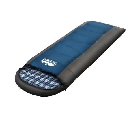 Sleeping Bag Bags Single Camping Hiking -20°C to 10°C Tent Winter Thermal Navy