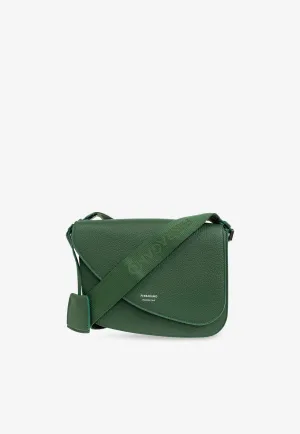 Small Fiamma Leather Messenger Bag