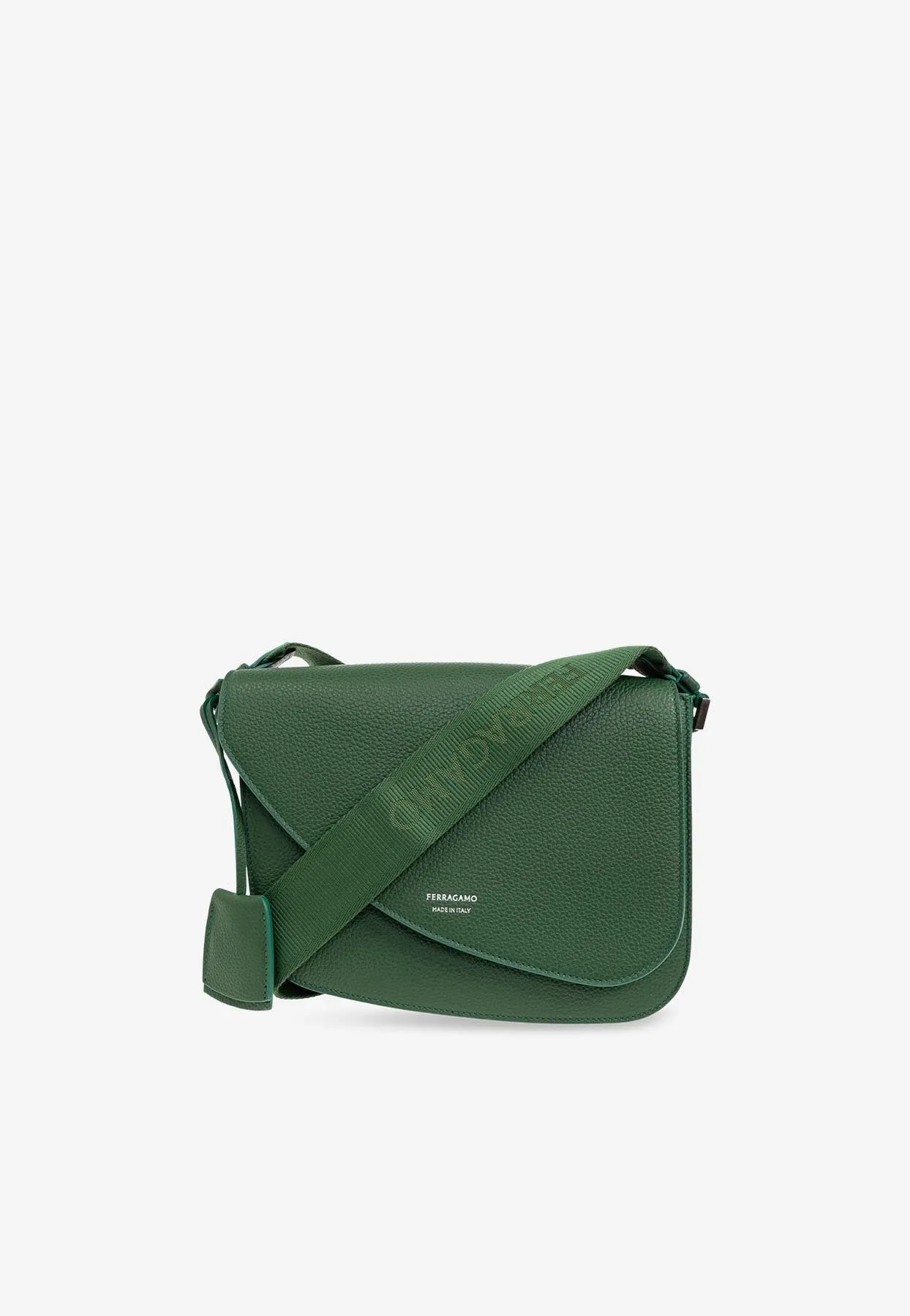 Small Fiamma Leather Messenger Bag