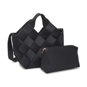 Sol and Selene - Resilience Woven Neoprene Tote (Black)