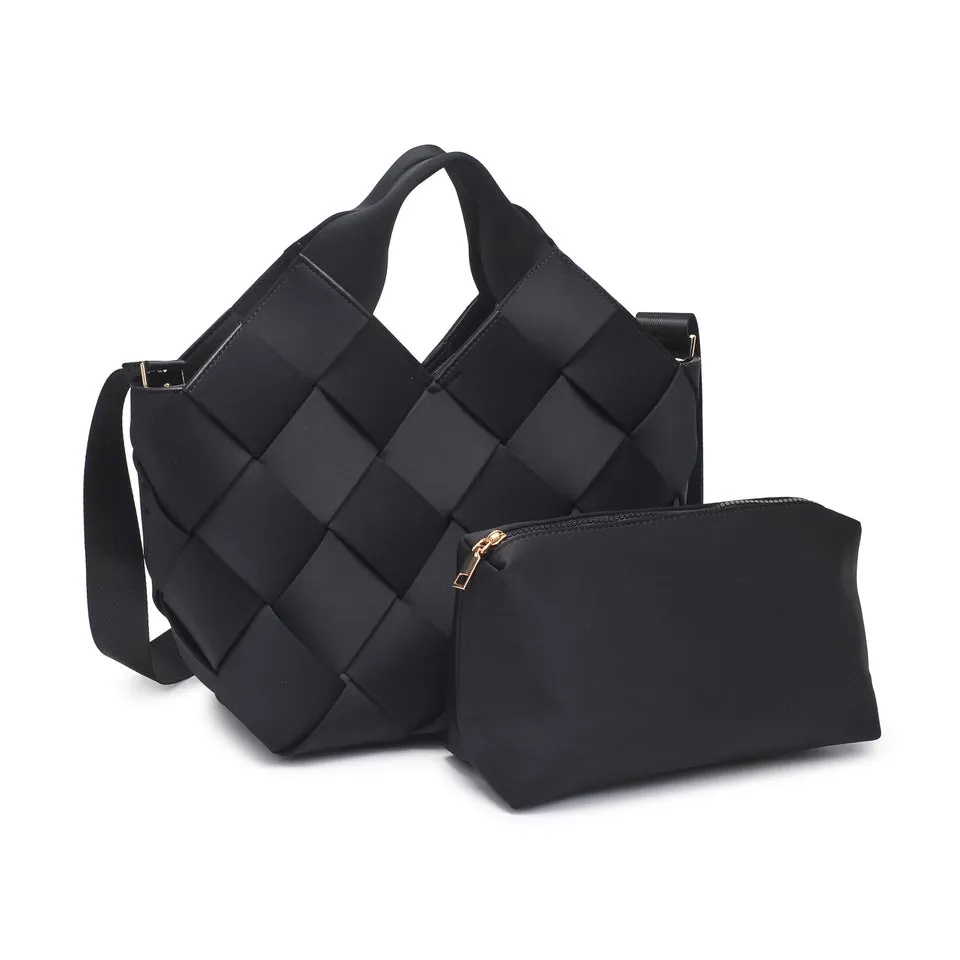 Sol and Selene - Resilience Woven Neoprene Tote (Black)