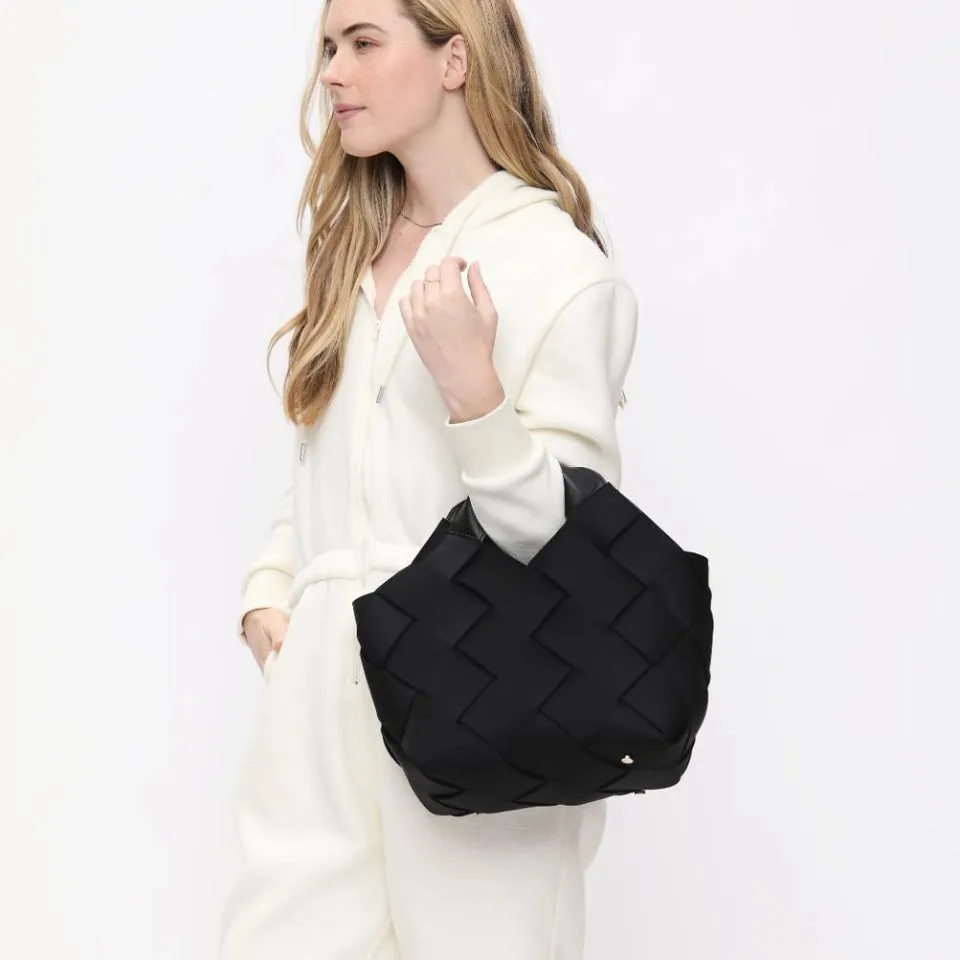 Sol and Selene - Resilience Woven Neoprene Tote (Black)