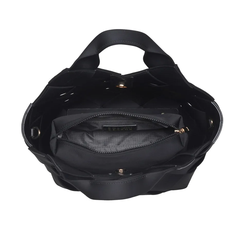 Sol and Selene - Resilience Woven Neoprene Tote (Black)