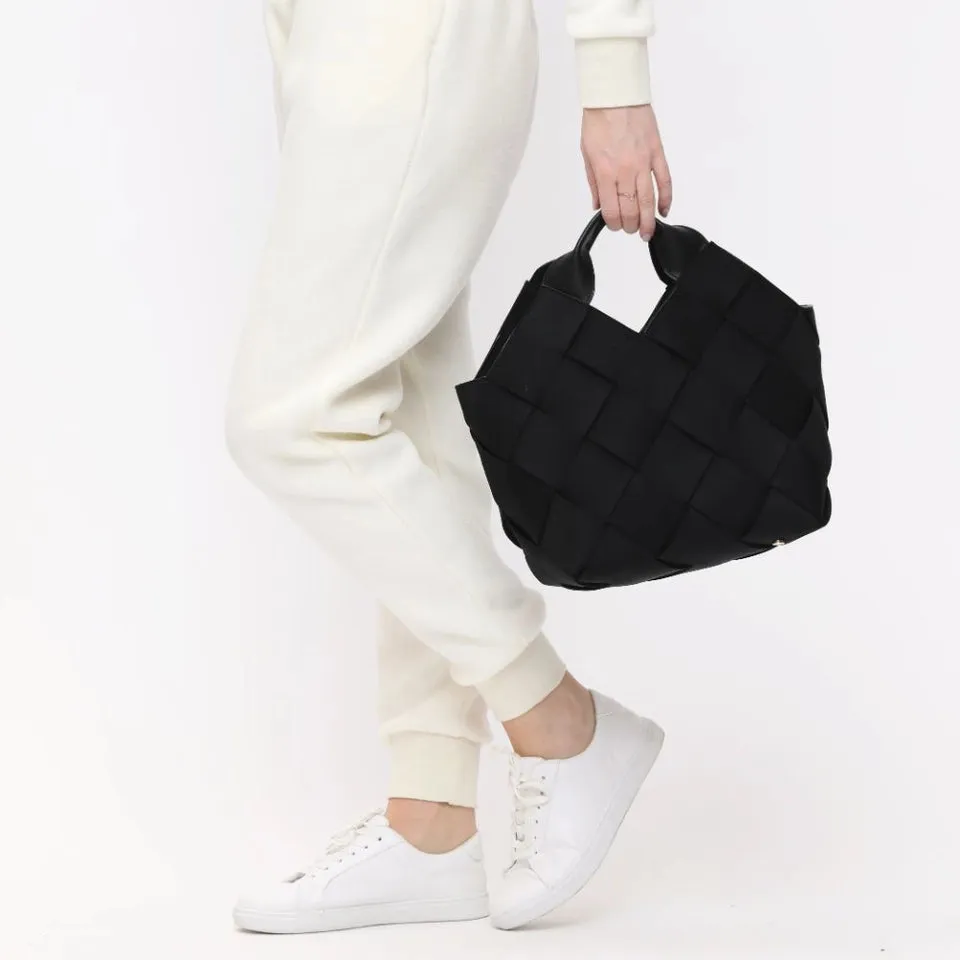 Sol and Selene - Resilience Woven Neoprene Tote (Black)