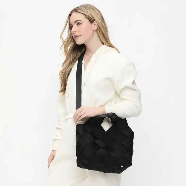 Sol and Selene - Resilience Woven Neoprene Tote (Black)