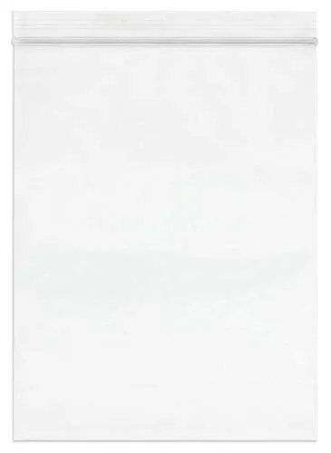 SPARTAN INDUSTRIAL - 10inch X 12inch (100 Pack) 2 Mil Clear Reclosable Zip Plastic Poly Bags with Resealable Lock Seal Zipper