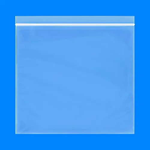 Spartan Industrial - 12” X 12” (100 Pack) 2 Mil Clear Reclosable Zip Plastic Poly Bags with Resealable Lock Seal Zipper